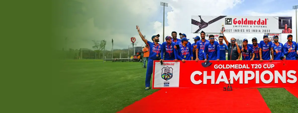 Goldmedal × India Tour of West Indies & Asia Cup